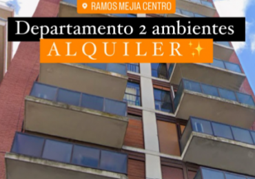 Ramos centro! departamento 2 ambientes
